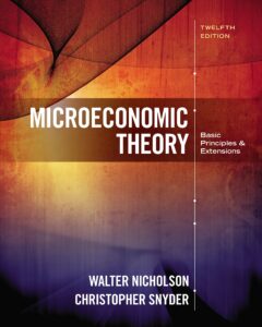 Microeconomic Theory: Basic Principles and Extensions 